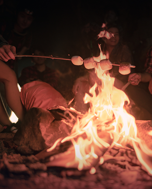 Storytelling Image of a campfire